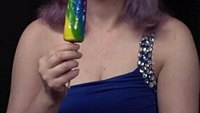 A lesbian homemade video, where Candi Raven shows her curvy figure