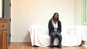 More mixed race action with Ebony beauty Raven Filth Self: Interacial casting with Ebony beauty Raven