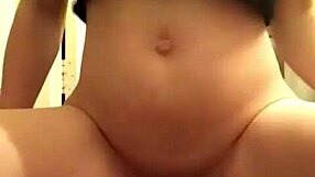 A sweet girl pleases her daddy while she masturbates