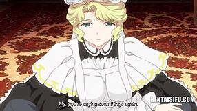 Submissive servant fulfils his master’s every desire – hentai