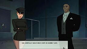 Cartoon porn with teen tits and leash training from Dc Comics: Unlimited
